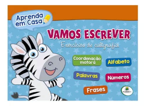 Coleção Escolar 2 - Caligrafias: para aprender, brincar e colorir - Castelo  Editora - Kit de Colorir - Magazine Luiza