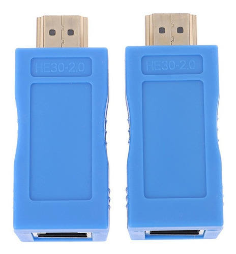 Imagen 4 de 4 de Extensores Por Utp 30 Metros Extender 1080p 4k 3 Pares