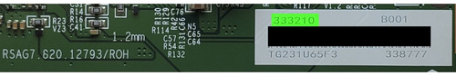 T-con Hisense 333210 / Rsag7.820.12793 / 338777 Modelo 70a6g (Usado)