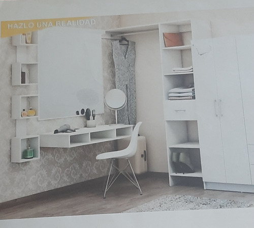 Repisa Flotante Madhier De Cubo Duplex Forrda En Formica
