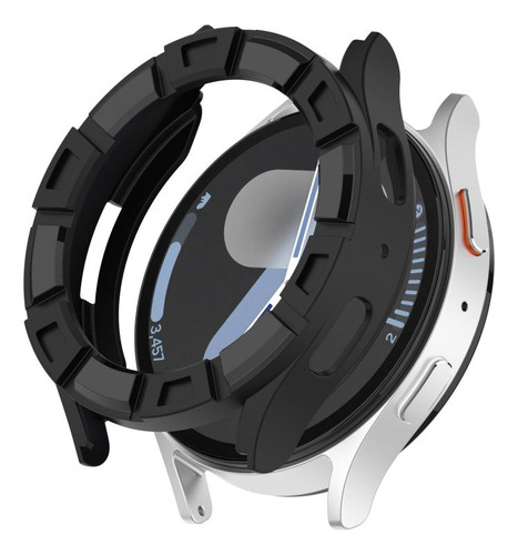 Funda Protectora De Reloj De Tpu Negra Para Samsung Galaxy W