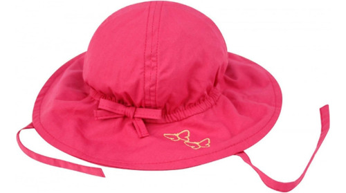 Sombrero Flexible Tipo Pescador Sol Niñas Ligero, 100 % Rosa