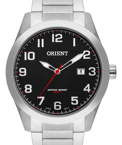 Relógio Masculino Orient Mbss1360 P2sx Aço Prateado 4x3,5cm