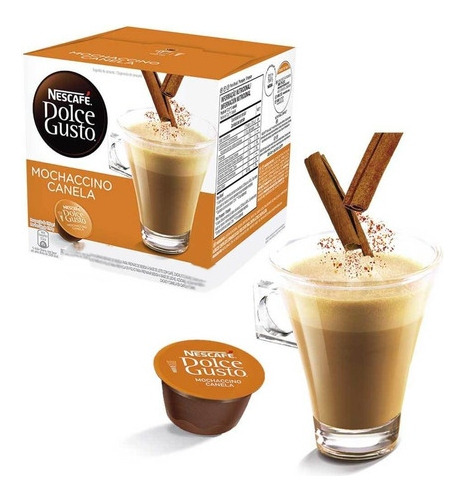 Cápsulas Dolce Gusto Mocachino Canela Caja 10 Unidades 