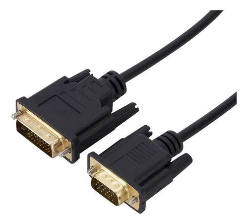 Cabo Dvi-d 24+5 Macho X Vga Macho 1,5m Para Monitor