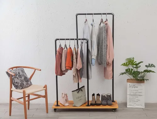 Gimhai Home Perchero Para Colgar Ropa De Doble Varilla Con R