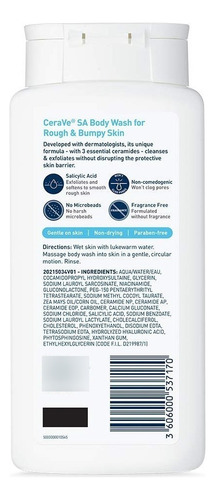 Cerave Gel Ducha Antirrugosidad