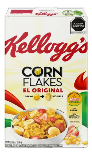 4 Pzs Kelloggs Cereal Hojuela De Maíz Corn Flakes 275gr
