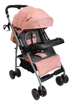 Comprar Carriola De Paseo Ivy Infanti Con Mango Reversible Color Rosa claro Chasis Plata