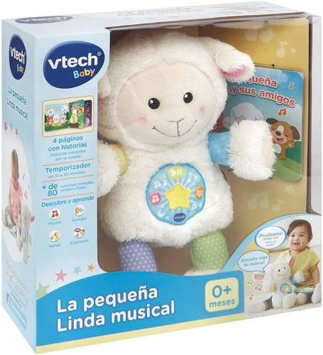 Peluche Interactivo Pequeña Linda Musical Con Cuento Vtech