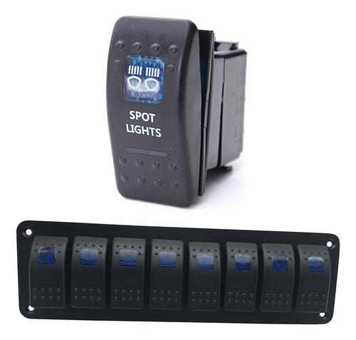 Interruptor Basculante Arb Carling Con Luz Trasera Doble Led