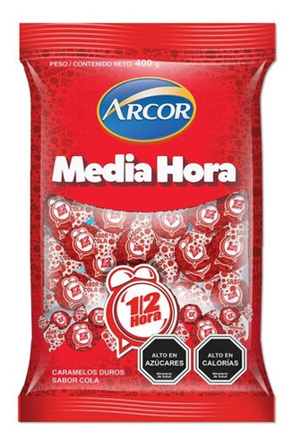 Caramelo Media Hora Sabor Cola 400 Grs