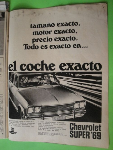 Publicidad Chevrolet Super Año 1969