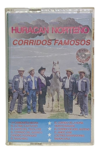 Cassette Original De Huracan Norteño Corridos Famosos