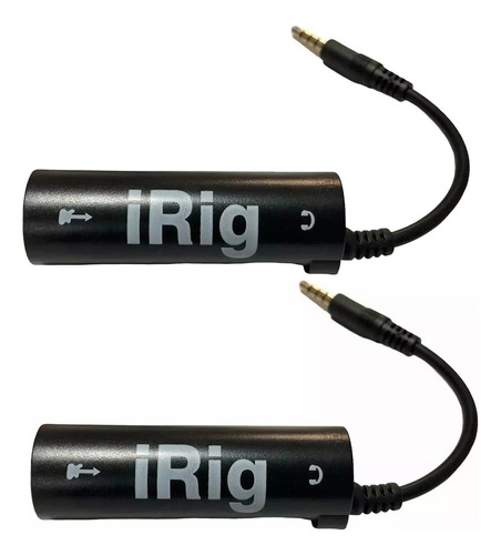 Cable Para Irig Interface Amplitube Conexión Guitarra 2 Pzs