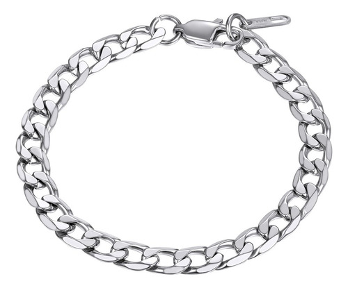 Cadena/brazalete Cubano De Acero Inoxidable Para Hombres Y M