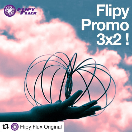 Promo 3 X 2 ! Flipyflux© Original. Toroide - Aro Quinético 