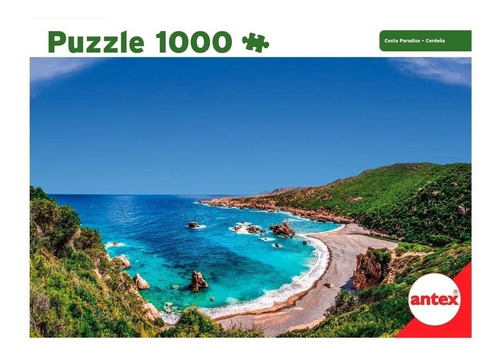 Puzzle Rompecabeza 1000 Piezas Costa Paradisco Cerdeña Antex