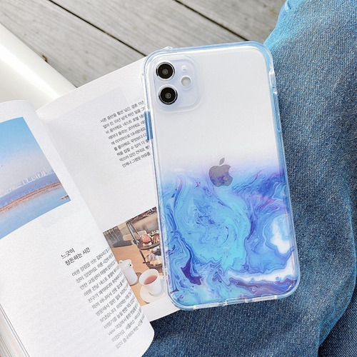 Imagem 10 de 10 de Capa Case Capinha Luxo Marmorizada Tpu iPhone XR