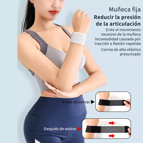 Par Polainas Munequeras Gym Elastic Crossfit Transpirables