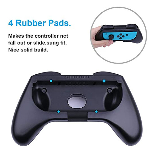 Grip Pack Para Nintendo Switch Oled Y Joycon - Resistente