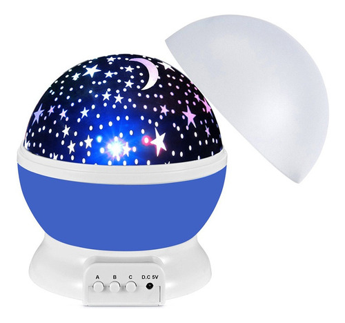 Lampara Proyector De Estrellas Luces Led Niños Usb O Pilas