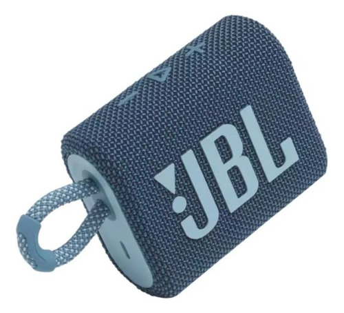 Alto-falante portátil JBL GO 3 Go com Bluetooth azul impermeável