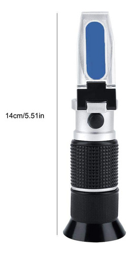 Topincn 0-90% Brix Meter Refractómetro Mano Portátil