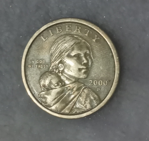 Moneda 1 Dólar Sacagawea 2000
