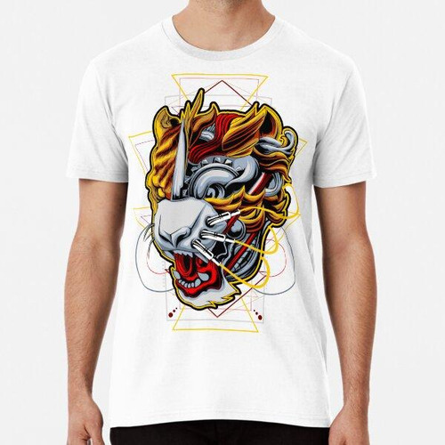 Remera Cyber Lion Algodon Premium