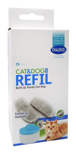Filtro Refil Para Fonte Gatos Cat & Dog Chalesco 