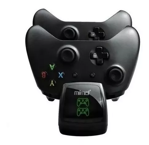 Base Cargador Mando Xbox One Control Joystick + 2 Baterias