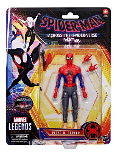 Peter B. Parker Spiderman Across Spider-verse Marvel Legends
