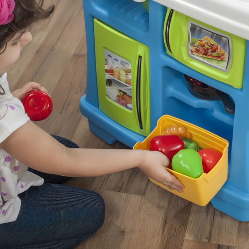 Cocina De Juguete, Cocinita Niños, Juego Infantil - Step2 Color Verde