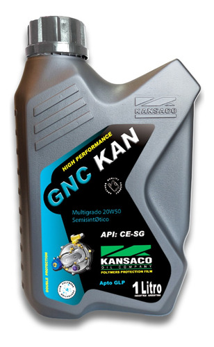 Aceite 20w50 Semisintetico Gnc - Kansaco X 1lts