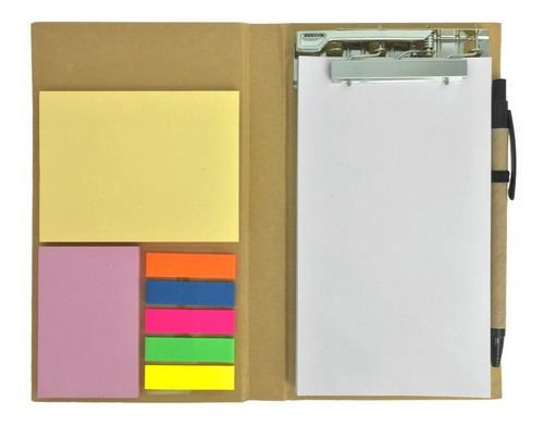 Libreta Ecologica Con Boligrafo Y Broche
