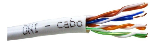 Cabo Utp Branco Para Cftv Cat 5e - Dni 8x50 Utp Br C