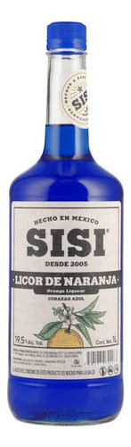 Paquete De 3 Licor Sisi De Naranja Curacao 1 L