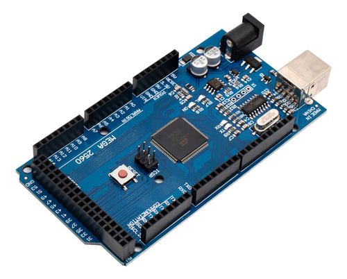 Tarjeta Mega 2560 Compatible Con Ide Arduino + Cable + Case