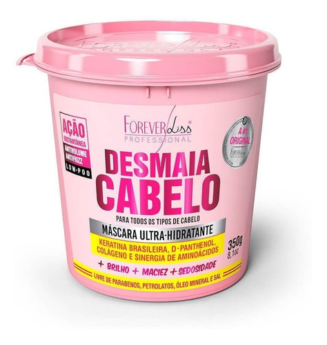 Desmaia Cabeloforeverliss 350g Forever Liss  Pronta Entrega