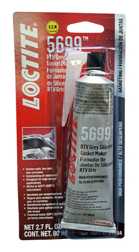 Silicona Loctite Gris Alta Temperatura 80 Ml