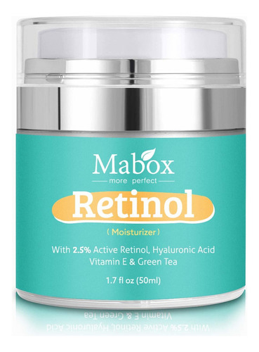 Mabox Retinol Crema Hidratante Hialurónica Facial 2.5% 50ml