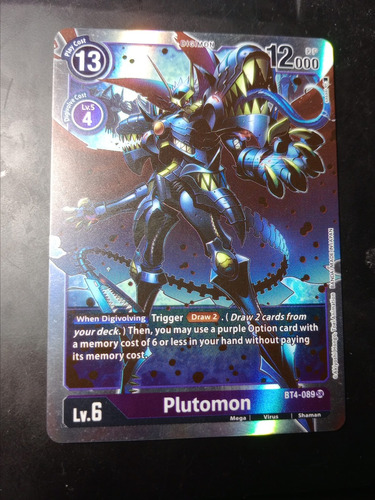 Plutomon - Great Legend (bt04)-carta Digimon Bandai Brilla