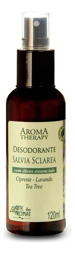 Desodorante Spray Sálvia Vegano Arte Dos Aromas 120ml