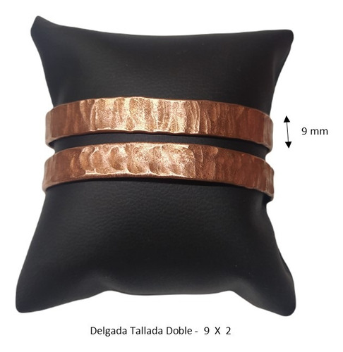 Imagen 2 de 10 de Pulseras De Cobre 99% - Varidad De Diseños - Hechas A Mano
