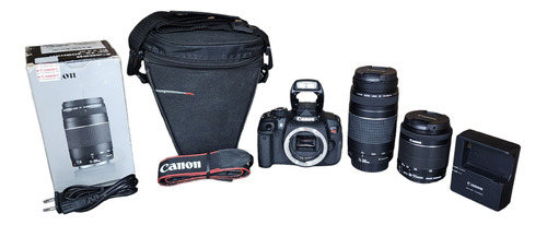 Camara Reflex Digital Canon Eos Rebel T5i Lente 75-300mm