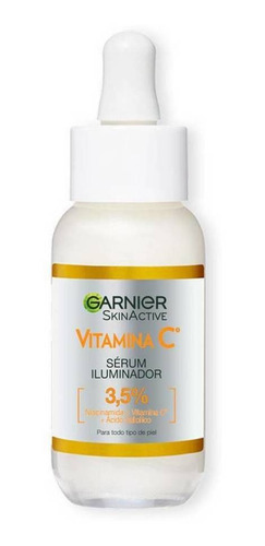 Imagen 2 de 4 de Serum Garnier Skin Active express aclara booster sérum anti manchas día/noche para todo tipo de piel de 30mL