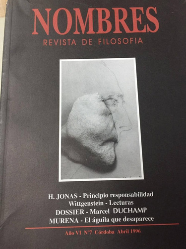 Revista De Filosofia. Nombres. Nº 7. Abril 1996