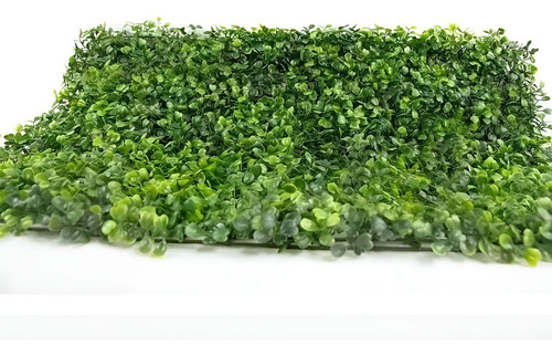 10 Piezas Muro Verde Follaje Artificial Sintentico 60x40 Cms