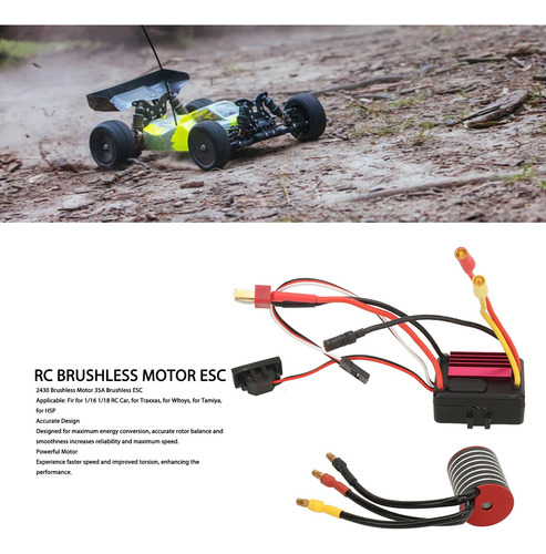 Motor Sin Escobillas 2430, 35a, Sin Escobillas, Juego Precis